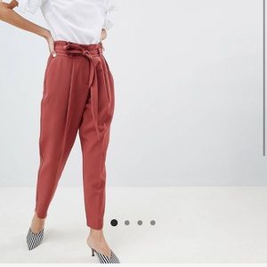New Look Tie Waist Taper Pant